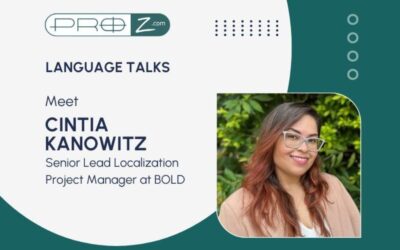 Language Talks welcomes second guest: Cintia Kanowitz from BOLD Ltd.